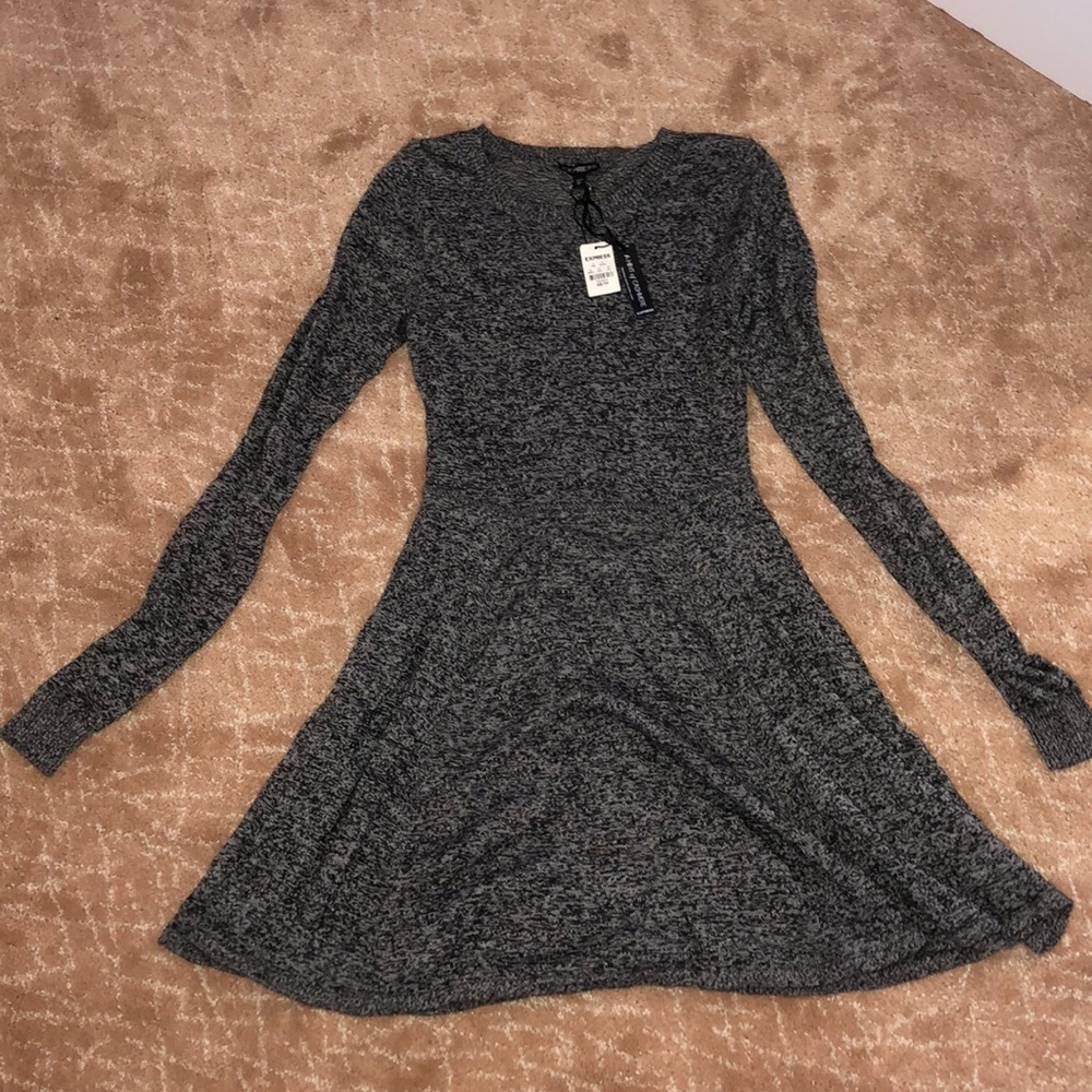 NTW EXPRESS Hint of Cashmere Fit & Flare dress